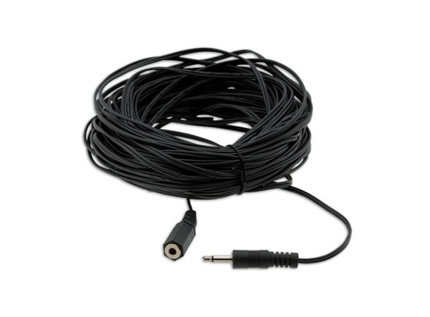 Kramer Ir Forlengerkabel -  15 m 3,5mm plugg (Han) - 3,5mm kontakt (Hun) 
